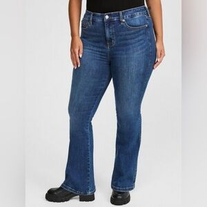 Torrid Dark Blue Trio Fit Slim Boot Jeans